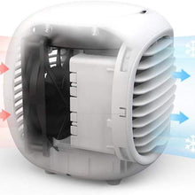 Liyeehao Air Cooler, Portable Mini USB Air Conditioner USB Rechargeable Fan Office Car Air Conditioner Fan Desktop Personal Cooling Fan Cooler Humidifier & Purifier Multi-Layer Cooling Rapid Cooling
