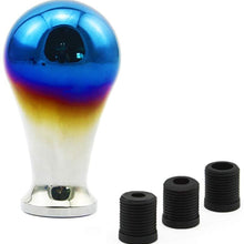 YILE 5 Speed Gear Stick Shifting Knob, Chrome Finish Aluminum Alloy MT Car Shifter Handle Fit Most Automatic Manual Vehicles (Regular Style)