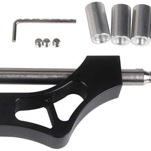 Carrfan Adjustable Gear Shift Knob Extender Height Lever Extension Car Gear Shifter Extender Kit with 4 Adapters