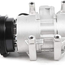 LFJD A/C Air Conditioner Compressor Kit,A/C Compressor & Clutch For K-ia 2006-2011 Rio & Rio5 1.6L CO 10980C