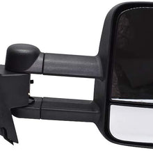 labwork Towing Mirrors Power Heated fit for 2007-2013 Chevy Silverado GMC Sierra 1500/2500/3500