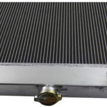 OzCoolingParts 4 Row Core All Aluminum Radiator for 1966-1979 67 68 69 70 71 72 73 74 75 76 77 78 Ford F100 F150 F250 F350 Bronco Chevy V8 Engine
