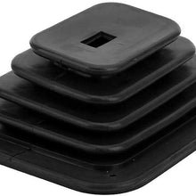 Shifter Dust Cover, Rubber Shifter Boot Gear Panel Dust Cover 5 5/8in x 6 3/4in Manual Automatic 350