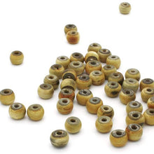 Beads Unlimited Horn Round, 6mm, Natural