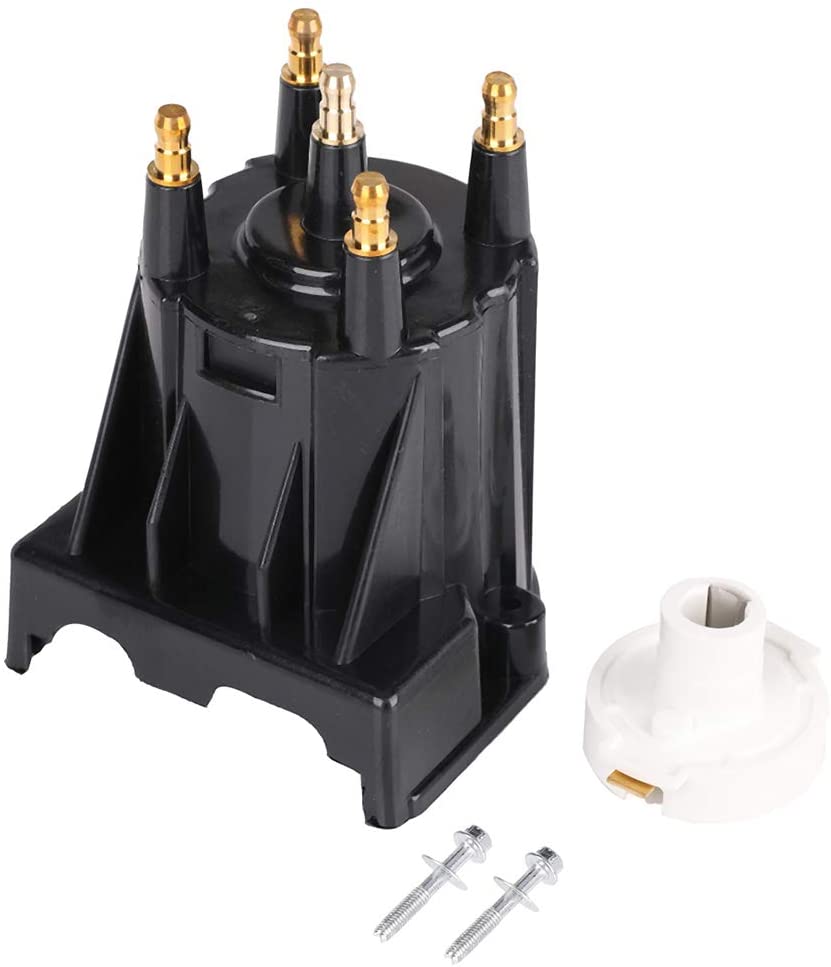 Distributor Cap and Ignition Rotor Kit Replacement for 3.0L 4cyl MerCruiser Engines Made by General Motors with Delco EST Ignition Systems - Replace 811635Q2, 18-5280 - Delco 4 Cylinder Tune Up Kit