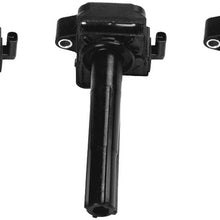 ENA 3 Ignition Coil and 3 Wire Wireset Compatible with 1996-2003 Toyota Avalon Camry Sienna Solara & 1996-2001 Lexus ES300 UF155