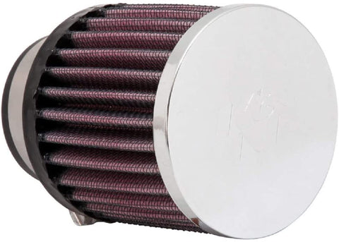 K&N Universal Clamp-On Air Filter: High Performance, Premium, Washable, Replacement Engine Filter: Flange Diameter: 1.8125 In, Filter Height: 3 In, Flange Length: 0.625 In, Shape: Round, RC-0890