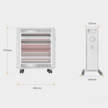 OCYE Space Heater, Full Body Waterproof, Automatic Power Off When Dumped, Very Suitable for Families with Pets/Children to use in a Quiet and Safe Room Heater