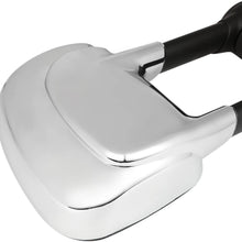 Pair Chrome Power Heated Glass Telescoping Folding Side Towing Mirrors Replacement for Ford Super Duty 99-07