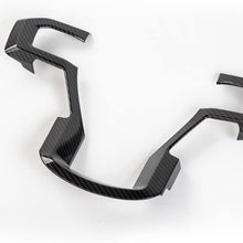 Voodonala Carbon Fiber Grain Steering Wheel Bezel Decorative Trim for 2015 2016 2017 Ford F150 F250 F350 Super Duty