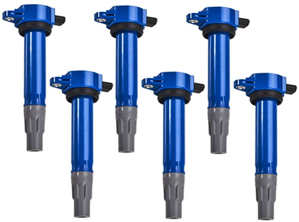 Amrxuts 6pcs/lot UF502 Ignition Coil for 2006-2008 Dodge Magnum V6 2006-2010 Dodge Charger 2.7L 3.5L 2009-2010 Dodge Challenger 3.5L 2007-2010 Dodge Nitro 4.0L 4606869AA UF-609 C1522