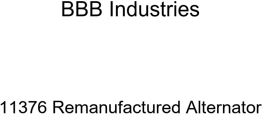 BBB Industries 11376 Remanufactured Alternator