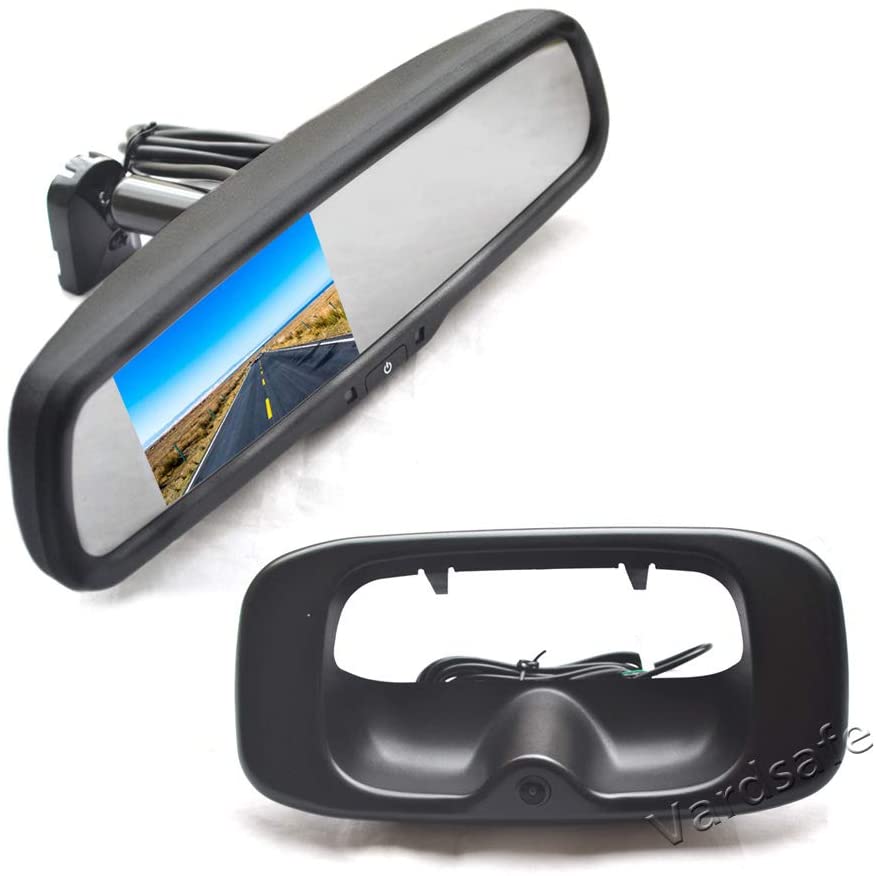 Vardsafe VS379R Backup Camera & Replacement Mirror Monitor for Chevrolet Silverado/GMC Sierra (1999-2006)
