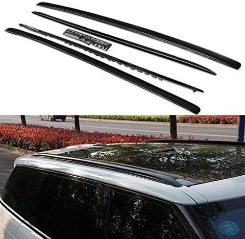 Kingcher Black Roof Rack Rail for Land Rover Range Rover Sport 2014 2015 2016 2017 2018 2019