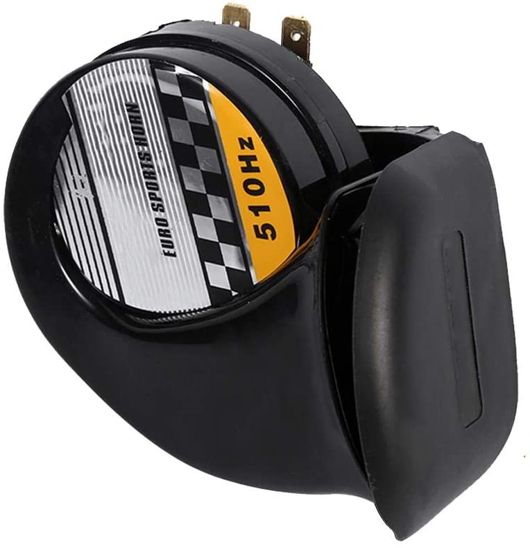 Duokon Snail Horn,Universal Mini Loud Electronic Snail Horn For Motorcycle Loud Voice Speaker 12V 510HZ