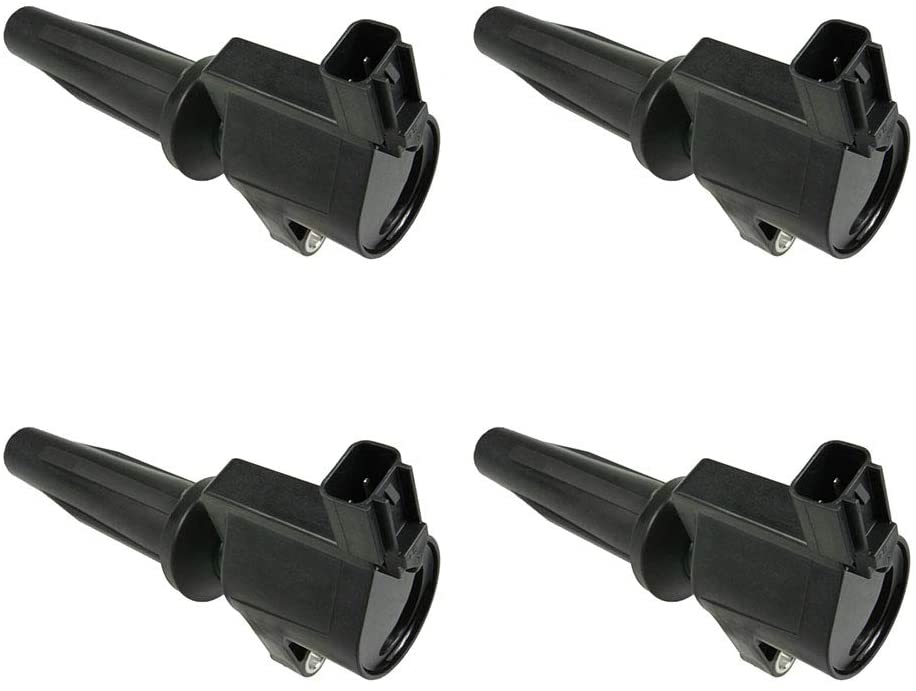 4 PCS Ignition Coil For L4 2.5L 2.0L 10-17 FUSION / 09-18 ESCAPE / 14-17 TRANSIT CONNECT / 13-13 CMAX - 09-11 MARINER / 10-11 MILAN - 11-14 MKZ - 09-11 TRIBUTE