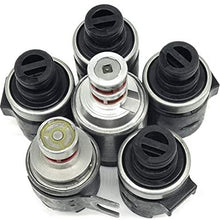 5R55E 4R44E 6 Remanufactured Solenoids Kit Compatible with Ford Ranger Mustang Explorer (6pcs Shift Solenoid Kit)