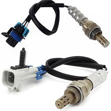 2Pcs Upstream Downstream Oxygen Sensor 1 Sensor 2 Compatible with Chevrolet Venture 3.4L 2001-2004,Compatible with Buick Rendezvous CX 3.4L 2002-2004,Buick Century Custom 3.1L 2001-2003