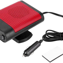 Duokon Portable Heating Fan, Car Heater Hot Cooling Fan Windshield Snow Fog Defroster Filter(A2521 12v)