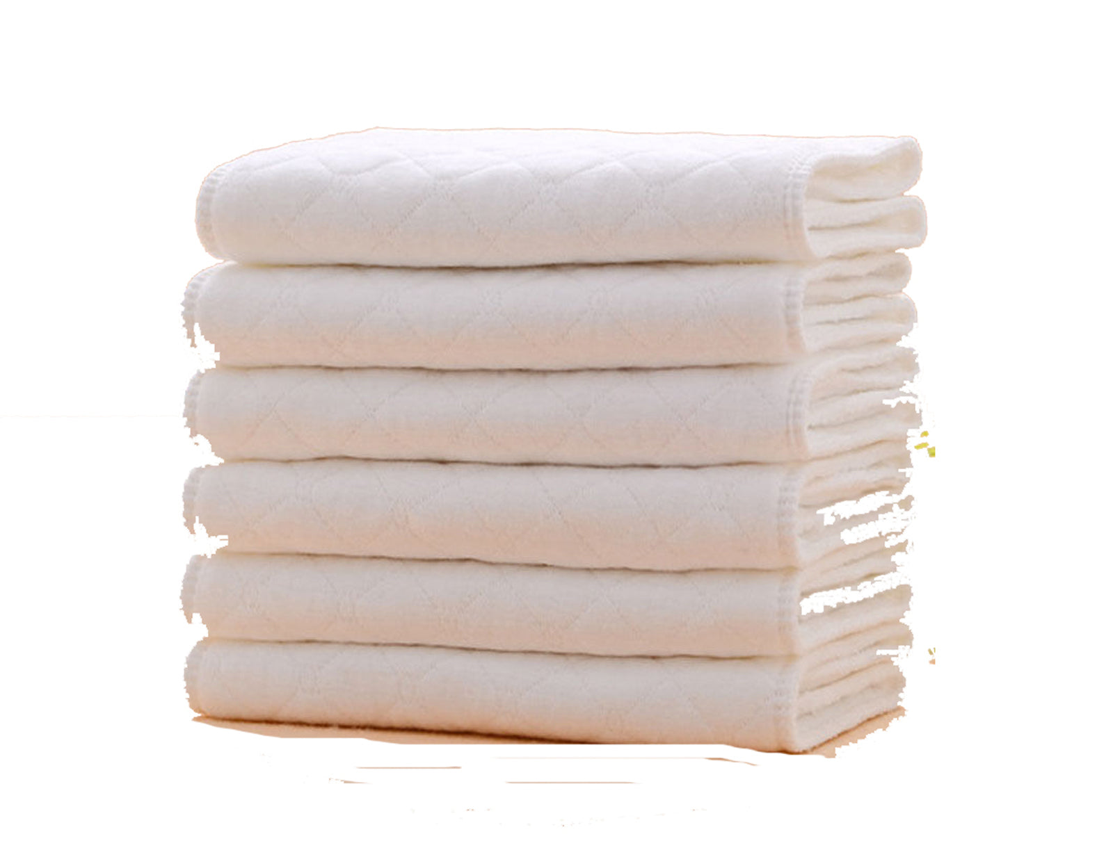 3 Layers 10PCS Cotton Reusable Baby Modern Cloth Diaper Nappy Liners insert