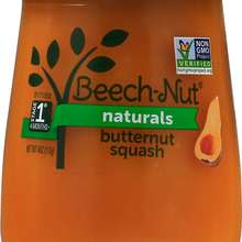 (10 Pack) Beech-Nut Naturals Stage 1, Butternut Squash Baby Food, 4 oz Jar