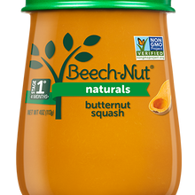 (10 Pack) Beech-Nut Naturals Stage 1, Butternut Squash Baby Food, 4 oz Jar