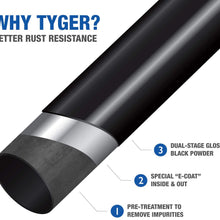 Tyger Auto TG-HC2J003B Hitch & Cover Kit Compatible with 2018-2021 Jeep Wrangler JL/JLU 2 Door & 4 Door (Excl 2018 JK Models) Factory Style 2 inch Rear Receiver Hitch Tow Towing Trailer Hitch