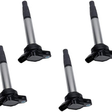 DRIVESTAR UF596 set of 4 Ignition Coils Pack for Toyota Corolla 2009-2017/Matrix 2009-2014/Prius 2012/Prius V 2010-2017,for Lexus CT200H 2011-2016,for Pontiac Vibe 2009-2010 L4 1.8L UF-619