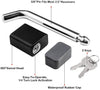 CZC AUTO Trailer Hitch Receiver Lock, Padlock Style and Swivel Head,Dia 5/8 Inch Bent Pin for Class III IV 2 2-1/2 Inch Receiver, Fits Bike Rack Tray Ball Mount for Towing Trailer Truck Car Boat RV