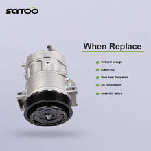 SCITOO Compatible with A/C Compressor for CO 30011C 2009-2012 Dodge Caliber 1.8L 2.0L 2.4L