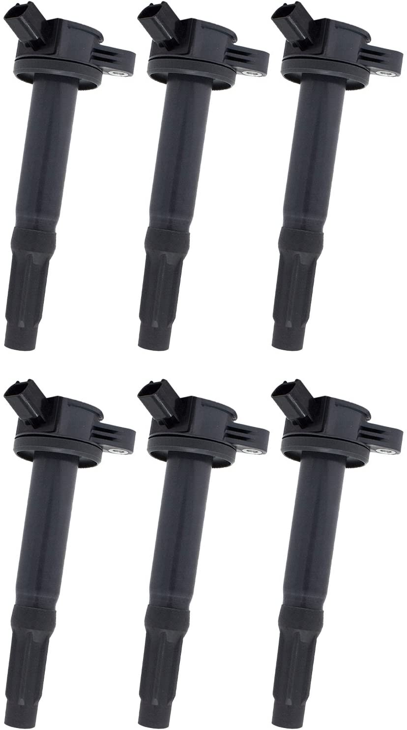 ENA Ignition Coil Set of 6 Compatible with 2006-2012 Escape Fusion Mercury Mazda Tribute V6 3.0L DG-514 DG514 C1594 UF486 (6)
