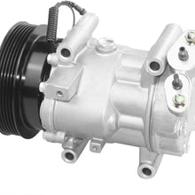 MGPRO 1pc A/C Compressor & Clutch Compatible with 2009-2010 Kangoo Express Base Cargo Van 2009 Kangoo Express Pack Cargo Van