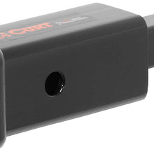 CURT 45785 Trailer Hitch Receiver Adapter, 1-1/4 to 2-Inch, 6-1/4-In Extension, 350 lbs