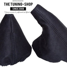 The Tuning-Shop Ltd for BMW E36 E46 1991-2005 Shift & E Brake Boot Black Genuine Alcantara Suede