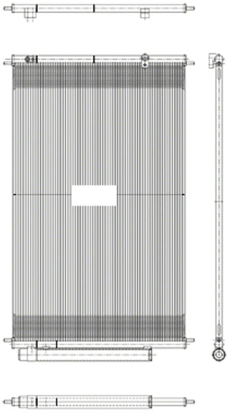 A/C Condenser AC3030122 80110STXA01 2007-2013 Fits Acura MDX