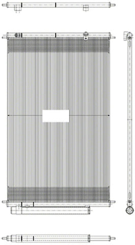 A/C Condenser AC3030122 80110STXA01 2007-2013 Fits Acura MDX
