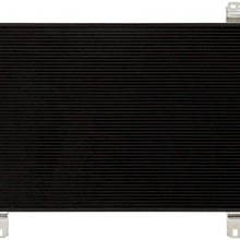 UVIAPW All Aluminum Condenser 1 Row Compatible With Le.xus ES300h ES350 Toyo.ta Avalon Camry