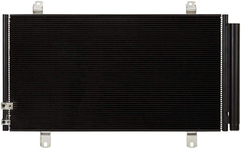 UVIAPW All Aluminum Condenser 1 Row Compatible With Le.xus ES300h ES350 Toyo.ta Avalon Camry
