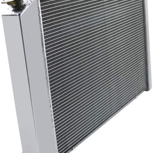 OzCoolingParts 73-91 Chevy C/K/R Series Radiator Fan Shroud Kit, Pro 3 Row Aluminum Radiator + 2 x 12" Fan w/Shroud for 1973-1991 Chevy C10 C20 C30 K10 K20 K30 Pickup Trucks Suburban Blazer/GMC Jimmy