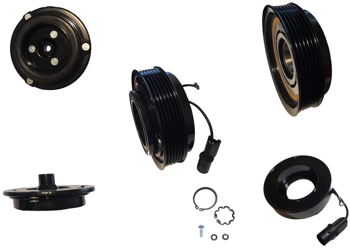 Aftermarket AC Compressor Clutch Kit (PULLEY, BEARING, COIL, PLATE) FITS: 2008 Kia Optima 2.4L VS18M