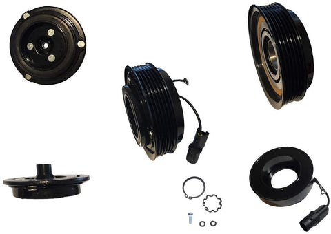 Aftermarket AC Compressor Clutch Kit (PULLEY, BEARING, COIL, PLATE) FITS: 2008 Kia Optima 2.4L VS18M