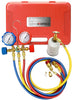 Mofeez Pro AC A/C Diagnostic Manifold Freon Gauge Set For R134A R12 R22 Refrigerants, with Couplers | ACME Adapter | Instructions