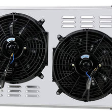 OzCoolingParts 3 Row Core Aluminum Radiator + 2 x 12" Fan w/Shroud Kit for 1968-1990 71 72 73 74 75 76 77 78 79 80 81 82 83 84 Chevy Chevelle El Camino Truck Buick Cadillac Oldsmobile Pontiac and More