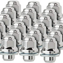 DPAccessories LCM3C6HCOCH04020 20 Chrome Lug Nuts for Toyota Lexus Scion Aluminum Wheels 90084-94001 99051.1 Wheel Lug Nut