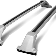 Pair OE Style Aluminum Roof Rack Rail Cross Bars Cargo Carrier Replacement for Cadillac XT5 17-19