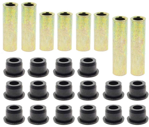 Front Lower Spring + Front Upper A Arm Suspension for Club Car DS Bushing and Sleeve Kits,Replace #1016346,#1016349,#1016350,#1015583,#1012303