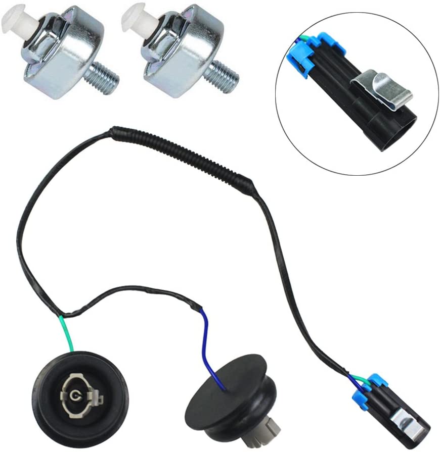 Dade 2 Pieces Knock Sensor Connector (Harnnes) Replaces 12601822 12589867 Fits FOR GM LS1 LQ4 LQ9 6.0 5.3 5.7