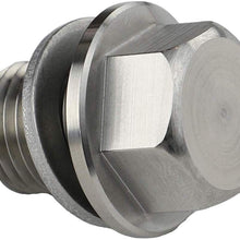 Votex - DP001 Stainless Steel Oil Drain Plug with Neodymium Magnet (M14 x 1.5 MM) - MADE IN USA