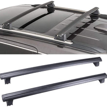 OCPTY Roof Rack Cargobar Carrier For Jeep Grand Cherokee 2011-2019 (Not for SRT/Altitude models) Rooftop Luggage Crossbars - Not fit SRT and ALTITUDE Models
