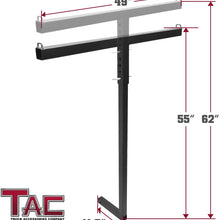 TAC 2" Truck Bed Trailer Hitch Mount Extender 500 LBS Capacity Utility Adjustable Universal Pick Up Extension Rack for Kayak Canoe Ladder Lumber Pipes Cargo Carrier Accessories with Pins
